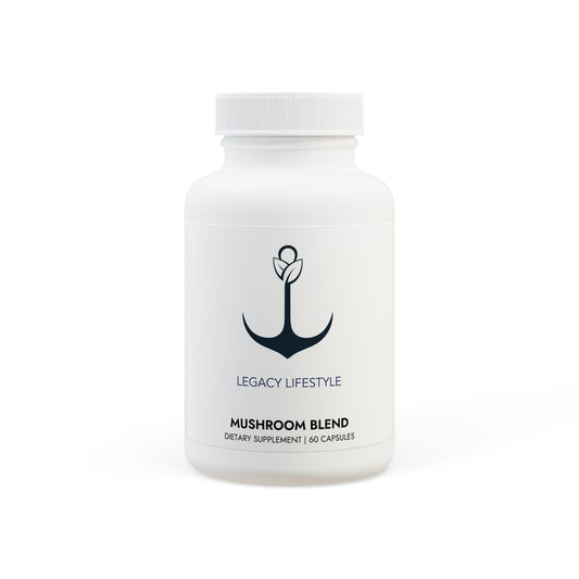 Mushroom Blend Supplement by Navy Lanier (60 Capsules)