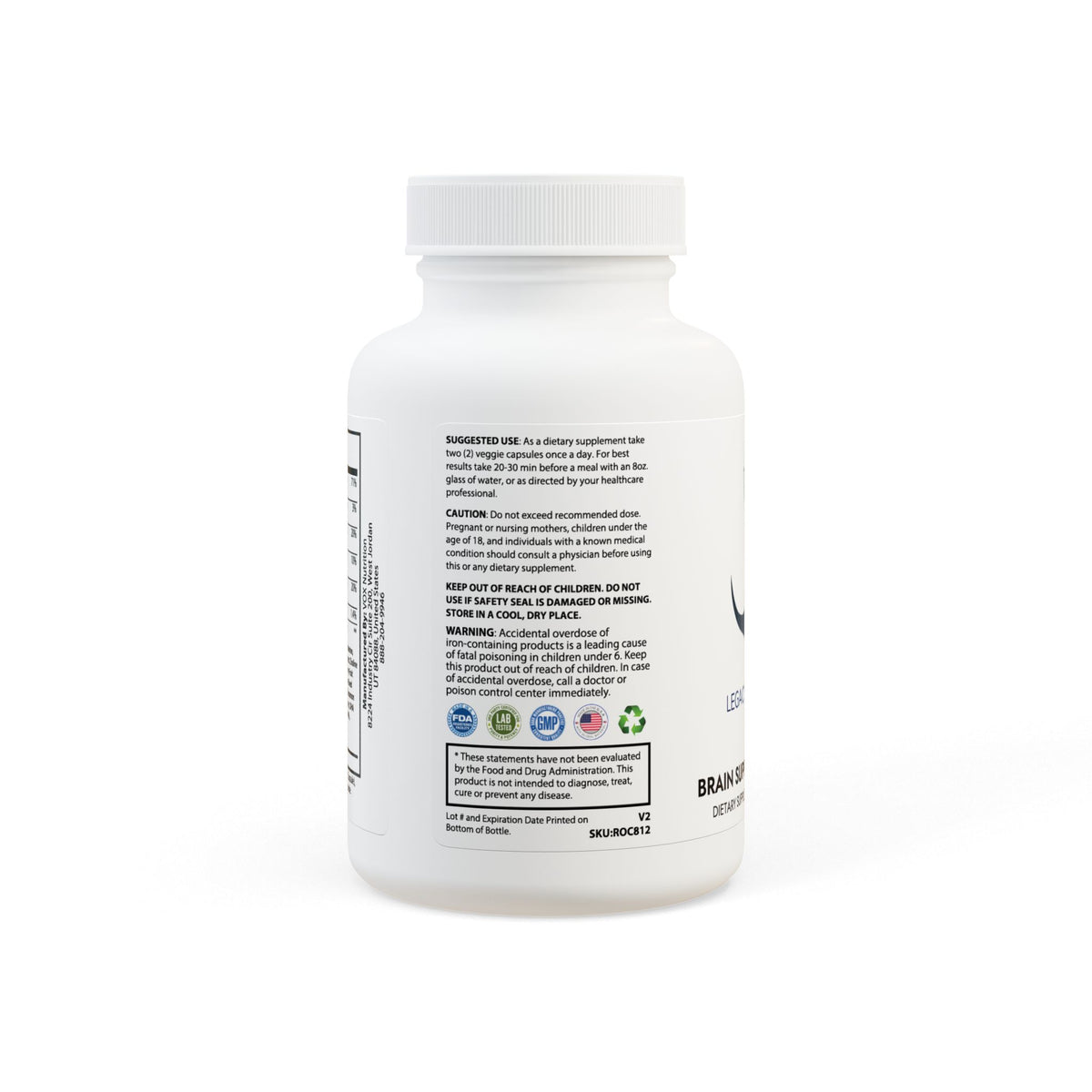 Brain Support Complex Supplement by Navy Lanier (60 Capsules)