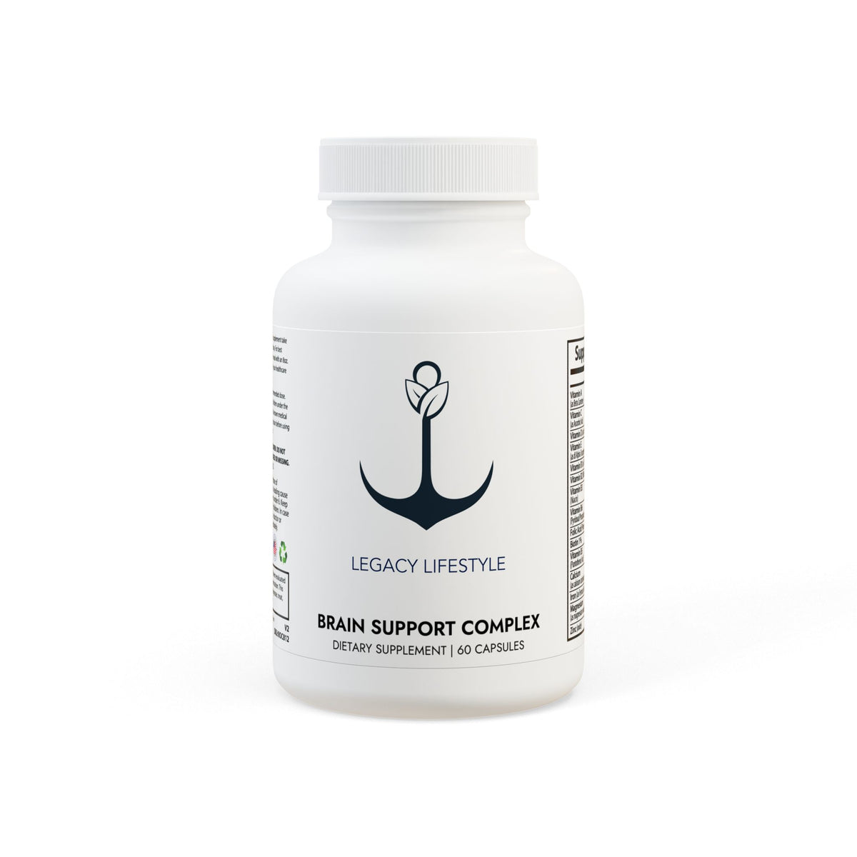 Brain Support Complex Supplement by Navy Lanier (60 Capsules)